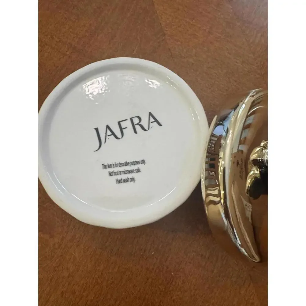 Jafra Ceramic Kitchen Storage Jar with Decorative Lid